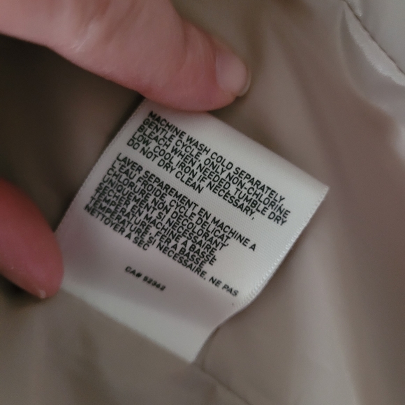 Liz Claiborne Women's Spring 3/4 Trench Coat  Tan/Beige Size M. - Picture 8 of 10